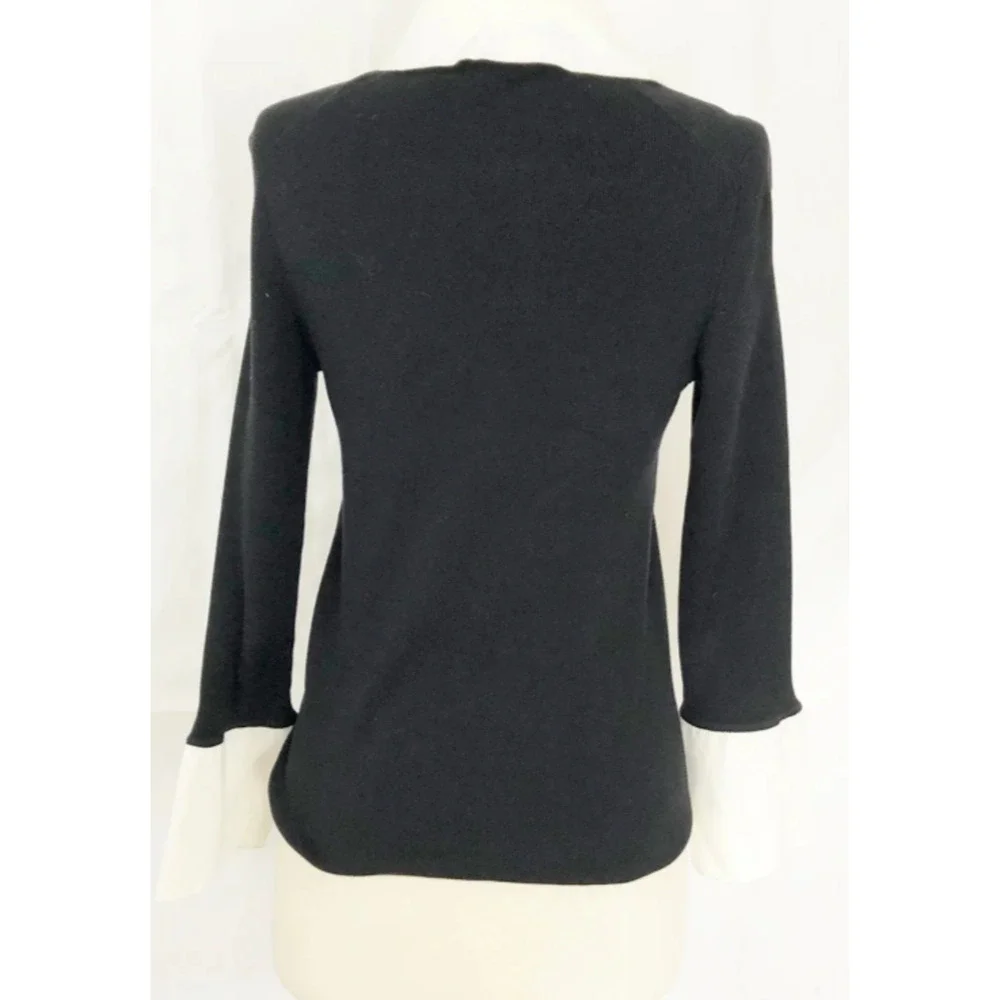 Chanel Sweater With Removable Bow - Size 42